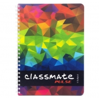 Classmate Pulse 6 Subject Spiral Binding Notebook - A4 - Single Line - Soft Cover 300pgs