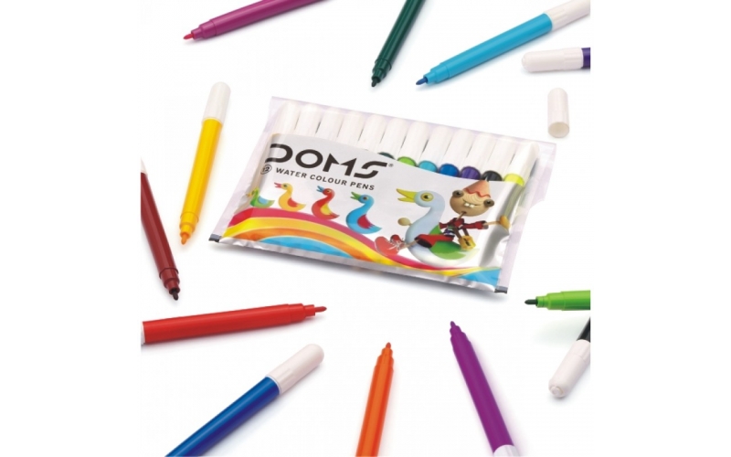 Doms 12 Color Sketch Pens Small