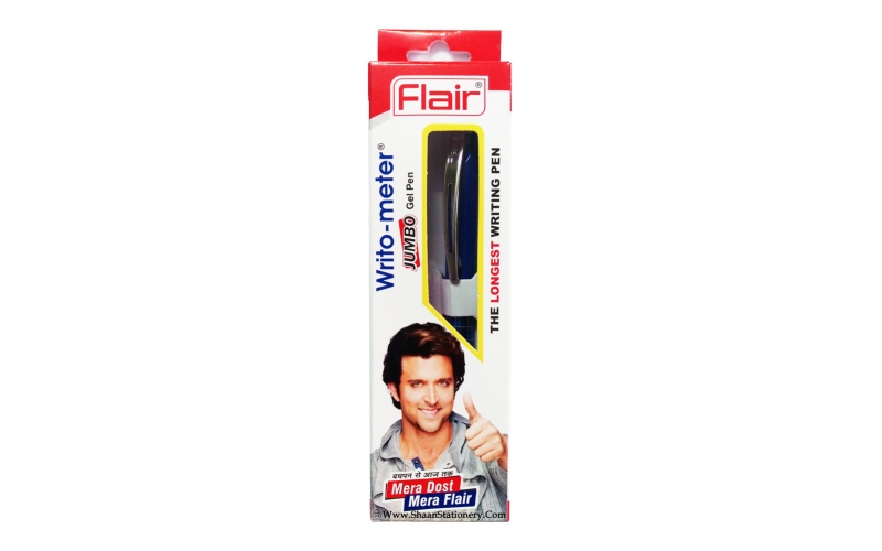 Flair Writo-meter Jumbo Gel Pen Blue