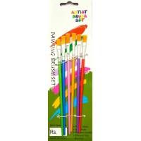 Flat Paint Brush for Kids Water Color Painting|Set of 6pcs