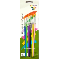 Round Paint Brush for Kids Water Color Painting|Set of 6 different sizes