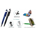 3-in-1 Stylus Pen with Mobile Stand for Smart Phone and Tablet | Gift - Touch Screen